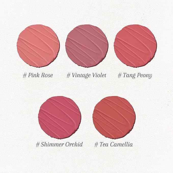 Tinted Lip Balm Plumper, Glossy, Pump Lips, Lightweight, Moisturize & Tint with Jojoba Seed Oil, Vegan Lip Balm Lip Care Present, Tang Peony-VivaGrace Women