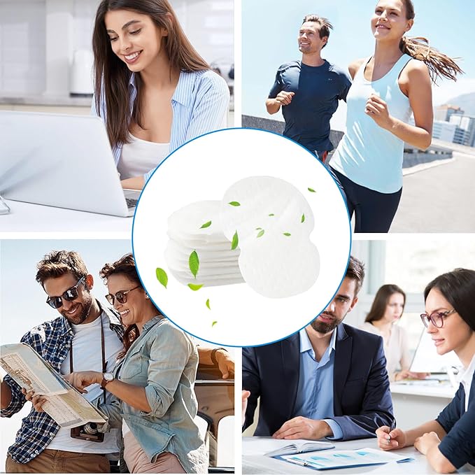 200PCS Underarm Sweat Pads for Women Men, Disposable Ultra-Absorbent Invisible Arm Pit Sweat Guards-VivaGrace Women