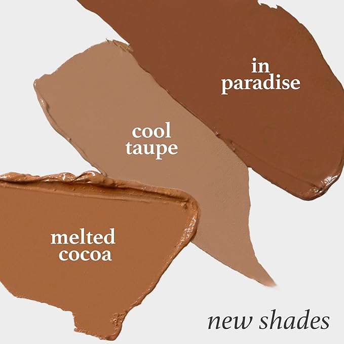 Julep Skip the Brush Cream to Powder Bronzer & Contour Stick - Melted Cocoa Medium skin tones - Long Lasting Blendable and Buildable Color -Multi-Use 2-in-1 Blush and Lip Makeup Stick-VivaGrace Women