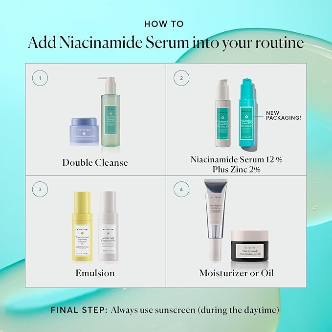 Naturium Niacinamide Face Serum 12% Plus Zinc 2% Jumbo, Anti-Aging, Pore Minimizer & Dark Spot Corrector with Hyaluronic Acid & Vitamin E, Vegan & Cruelty-Free, 2 oz-VivaGrace Women