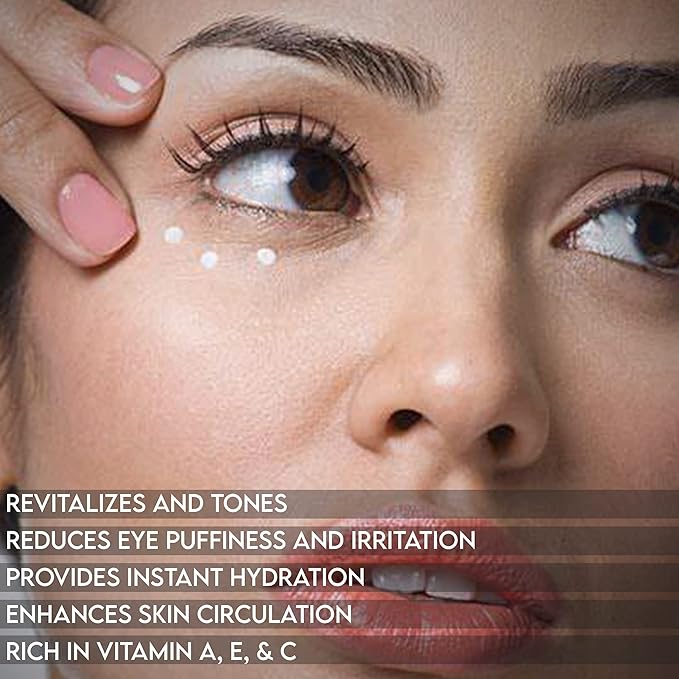 Shir-Organic Pure Cucumber Eye Cream For Dark Circles Eye Puffiness Wrinkles Instant Hydration Anti Aging Eye Cream for All Skin Type (15 ML)-VivaGrace Women