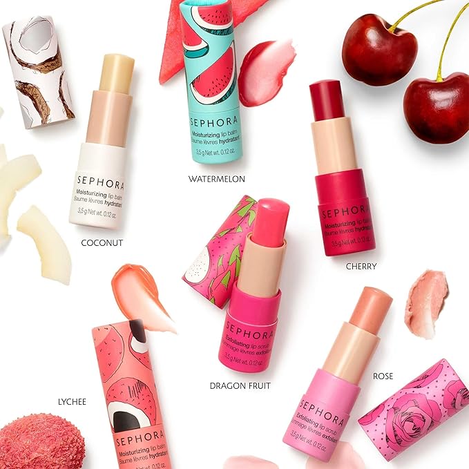 SEPHORA COLLECTION Clean Lip Balm & Scrub Dragonfruit-VivaGrace Women