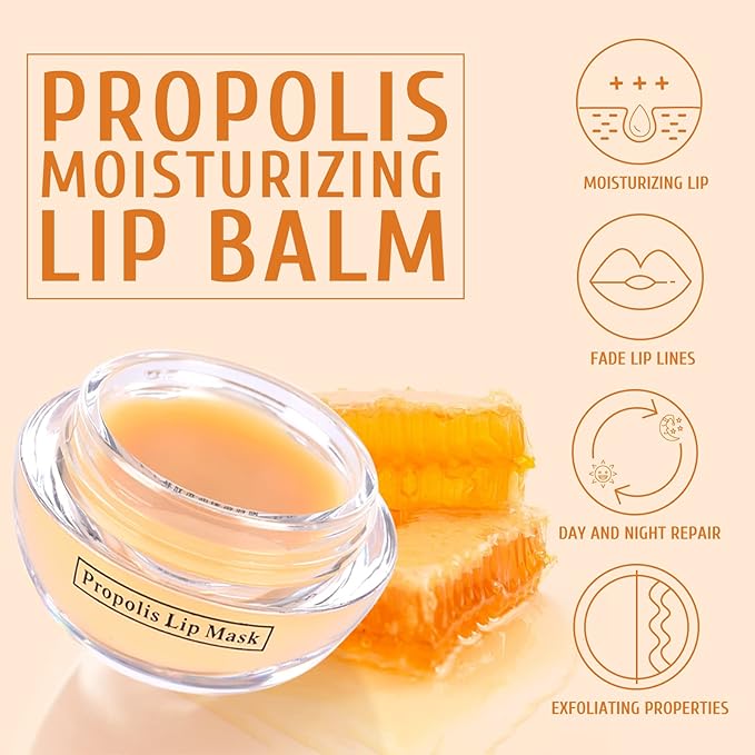 4Pcs Honey Lip Mask Pot, Moisturizing Honey Lip Masks-VivaGrace Women