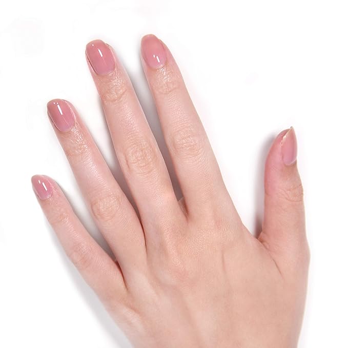 LONDONTOWN UV/LED Gel Nail Polish - Long Lasting, Chip Resistant High Shine Color - Sheer Sheer Nude, Crowning Crumpet, 12ml/.40fl oz