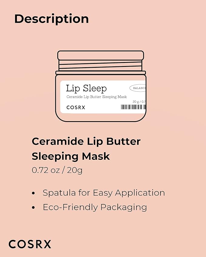 COSRX Lip Care Balm for Dry Chapped Lips, Enriched with Shea Butter, Sleeping Mask, Korean Skincare, Animal Testing-Free, Artificial Fragrance-Free, Parabens-Free (Lip Butter)-VivaGrace Women
