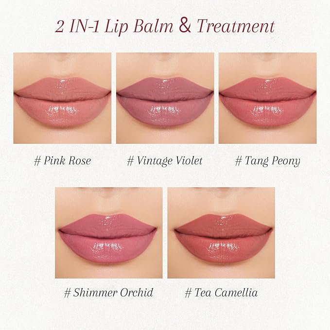 Tinted Lip Balm Plumper Set, Glossy, Pump Lips, Lightweight, Moisturize & Tint with Jojoba Seed Oil, Vegan Lip Balm Lip Care Present-VivaGrace Women