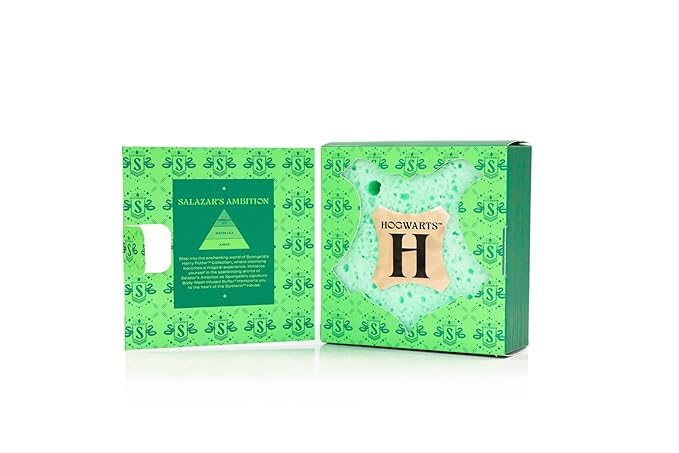 Spongelle Harry Potter Slytherin Body WASH Infused Buffer- SALAZAR'S Ambition