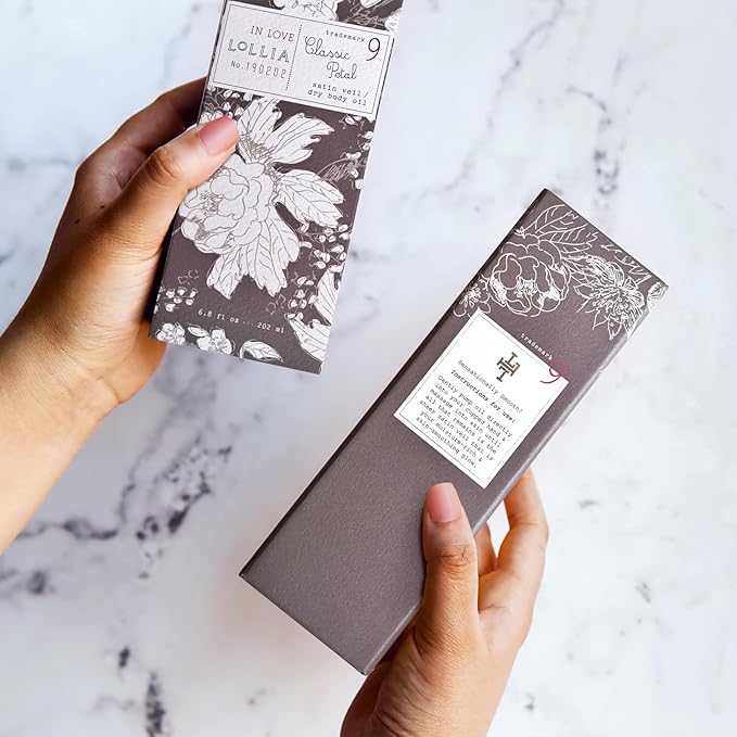 LOLLIA In Love Dry Body Oil, 6.8 Fl. Oz. – Classic Petal – Women’s, Scented, Moisturizing, Dry Body Oil for Women, For All Skin Types-VivaGrace Women