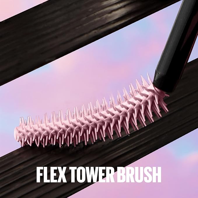 Maybelline Lash Sensational Sky High Waterproof Mascara Makeup, Volumizing, Lengthening, Defining, Curling, Multiplying, Buildable Formula, Brownish Black, 1 Count