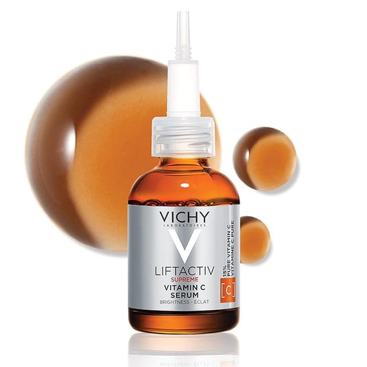 Vichy LiftActiv Vitamin C Serum For Face, Brightening Serum With Pure Vitamin C + Hyaluronic Acid + Vitamin E, Reduces Fine Lines, Smooths Skin Texture, Improves Radiance, Anti Aging-VivaGrace Women