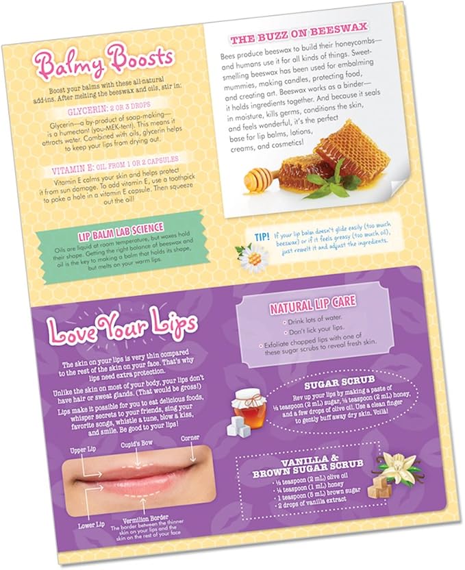 Toys All-Natural Lip Balm Boutique Multicolor, 11" H x 8 1/2" W x 2" D-VivaGrace Women