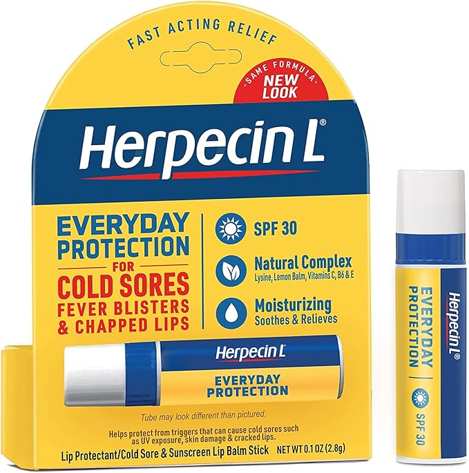 Herpecin L Lip Protectant SPF 30 0.10 oz ( Pack of 3)-VivaGrace Women