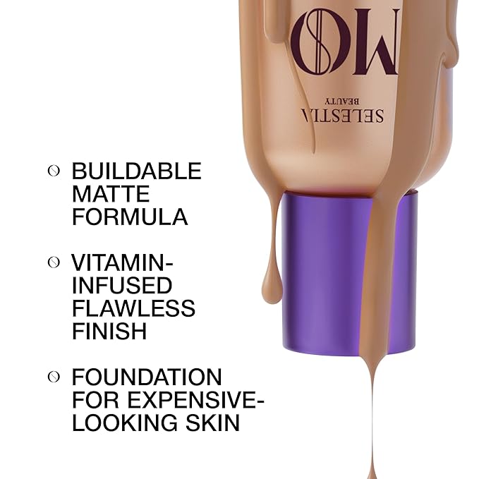 Matte Foundation Money - Long-Lasting Makeup Foundation with Flawless & Buildable Coverage - Liquid Foundation for All Skin Types (Caramel)-VivaGrace Women