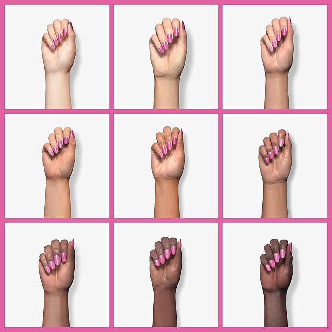 Imtiti Deep Pink Purple Gel Nail Polish for Manicure Salon & DIY Nail Art at Home - Spring Summer 1pcs