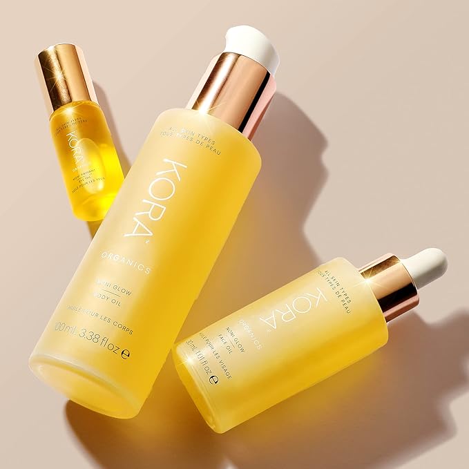 KORA Organics Noni Glow Hydrating Face Oil with Rosehip, Gua Sha Oil, Certified Organic, Cruelty Free, 0.34 fl oz - Face Care Beauty Products for Women-VivaGrace Women