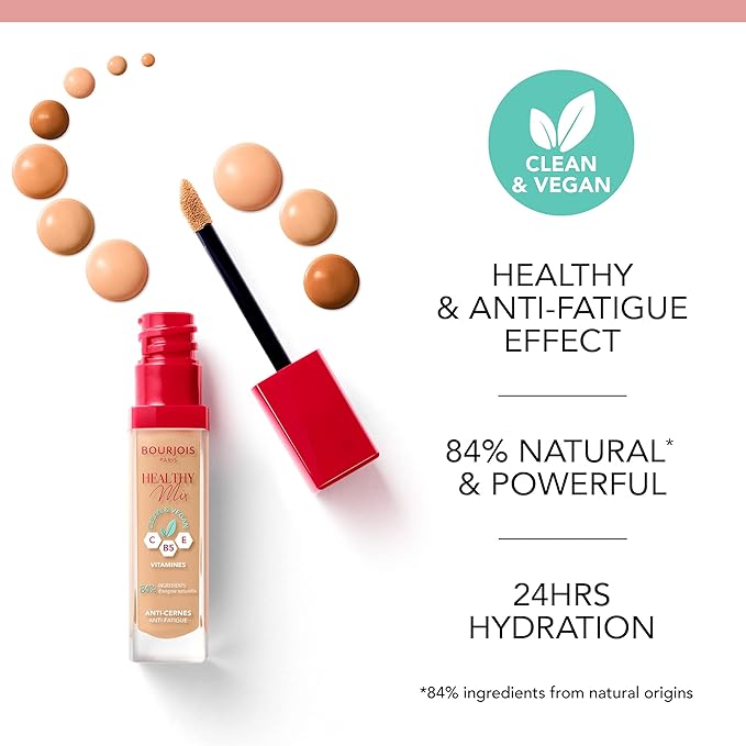 Bourjois Healthy Mix Clean & Vegan Concealer - 52.5 Vanilla-VivaGrace Women