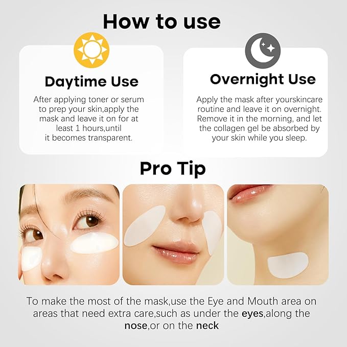 ISTON 4-in-1 Bio-Collagen Real Deep Mask Set -Plump Sagging Skin,Deep Hydration,Soothe & Repair,Nourish & Firm, Overnight Hydrogel Mask for All Skin Type-VivaGrace Women