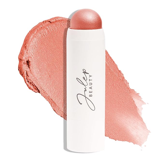 Julep Skip The Brush Cream to Powder Blush Stick - Rose Gold - Blendable and Buildable Color - 2-in-1 Blush and Lip Makeup Stick-VivaGrace Women