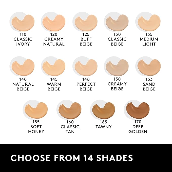 COVERGIRL Clean Liquid Foundation, Perfect Beige 148, Pack of 1-VivaGrace Women