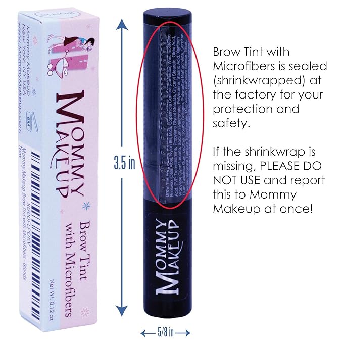 Brow Tint with Microfibers - 4-in-1 Tinted Eyebrow Gel to Groom, Hold, Sculpt & Color Your Brows, Covers Gray Hair - Water Resistant, Clump-Free, Long Lasting (Sable) by Mommy Makeup-VivaGrace Women