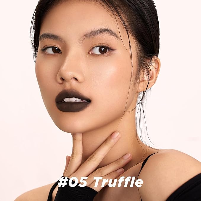 ITY Velvet Matte Finish Lip Stain-Mousse Textured Lip Clay, Red Shade, Conceals Lip Lines, Rich Pigment Lip Tint Lipsticks, 0.14 oz (4g) in Earthy, Truffle.-VivaGrace Women