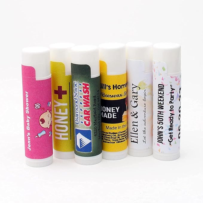 Natural Cherry Lip Balm Bulk, Unlabeled Filled, 100 Pack | Add Your Own Labels-VivaGrace Women