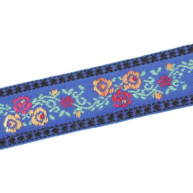 Boho Necklace Flower Choker Necklace Leaves Chain Necklace Jewelry for Women and Girls (Blue)-VivaGrace Women