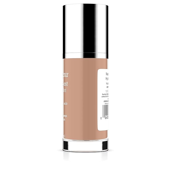 Neutrogena Hydro Boost Hydrating Tint Foundation Makeup for Dry Skin, with Hyaluronic Acid, Lightweight Oil-Free Water Gel, Non-Comedogenic, 50 Soft Beige, 1.0 fl. oz-VivaGrace Women