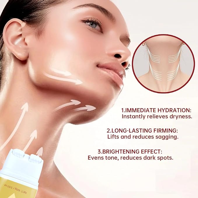 Ah8 Firming Neck Cream - Neck Creams for Tightening and Firming, Neck Cream Tightening Lifting Sagging Skin, Anti-Aging to Improve Elasticity, Lifting Cream for Women & Men, 2-Pack