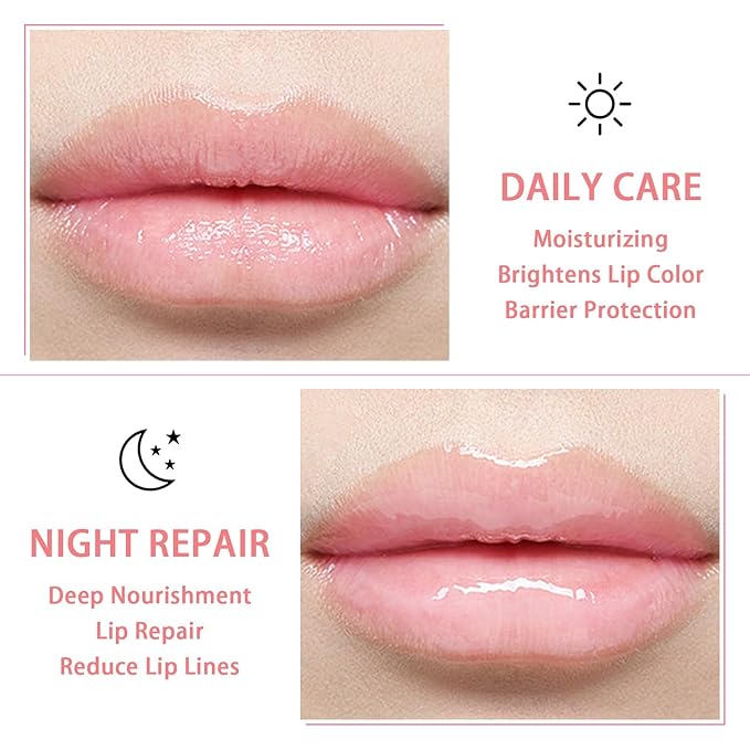 3 Pcs Bee Lip Balm Honey Pot, Coconut Watermelon Apple Lime Lip Mask Overnight, Moisturizing Lip Sleeping Mask, Hydrate Repair Prevent Dry Cracked Lip Exfoliator (Coconut +Watermelon+Apple Lime)-VivaGrace Women