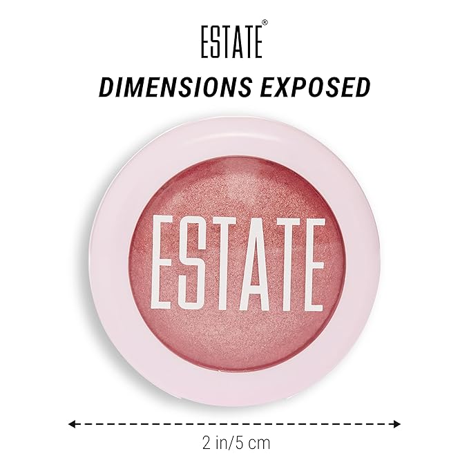 Estate Cosmetics Dew Me Baked Highlighter – Cheek, Eyes & Face Pressed Powder – 3 g (0.1 oz) (Exposed)-VivaGrace Women