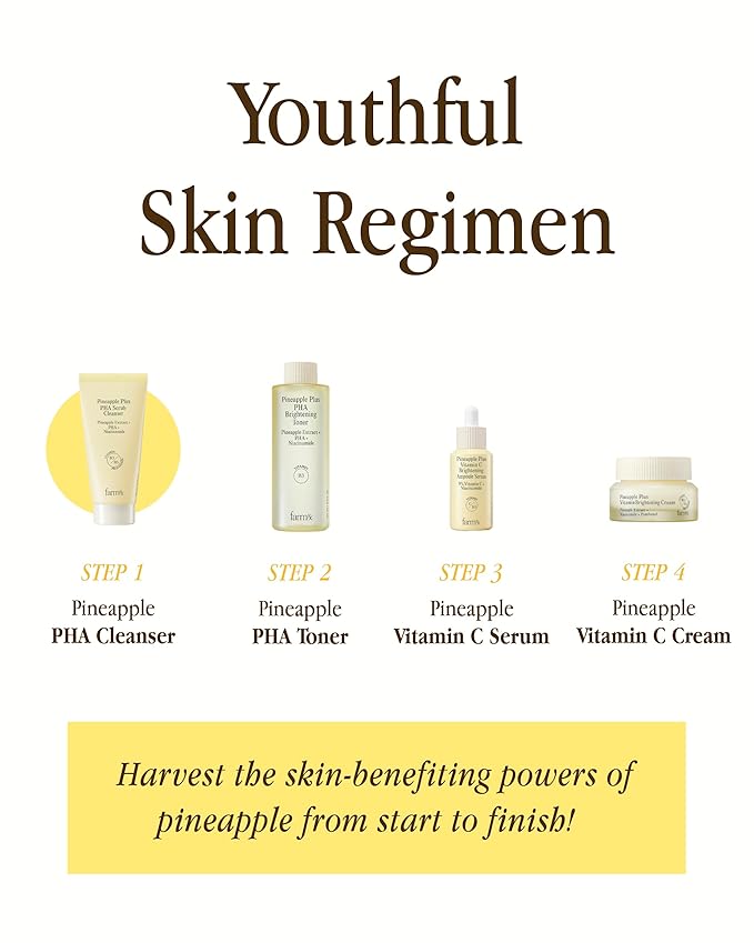 Farm Rx Pineapple Plus PHA Scrub Cleanser (6.7fl oz) - Gently Exfoliating Face Wash for Smooth, Bright Skin. Korean Skin Care. PHA, Niacinamide, Panthenol.-VivaGrace Women