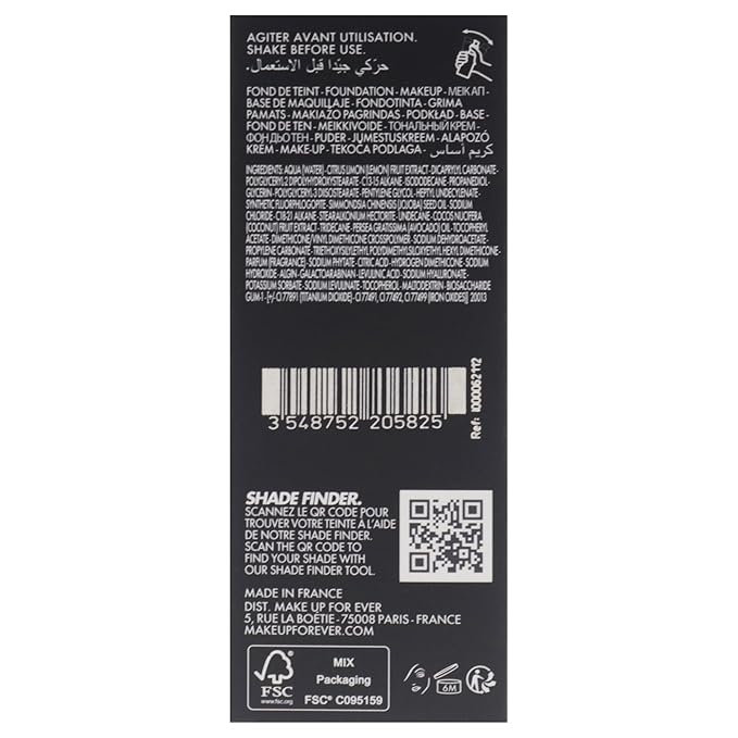 HD Skin Hydra Glow - 1R12 Cool Ivory by Make Up For Ever for Women - 1 oz Foundation-VivaGrace Women