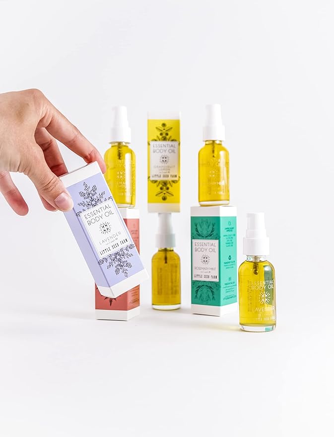 Little Seed Farm Essential Body Oil, Rosemary Mint, 4oz-VivaGrace Women