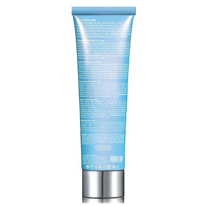 Premier Dead Sea Luxury Hand & Body Cream, hydrating, fast absorbing, no tackiness, relaxing , with witch hazel and vitamins 4.25fl.oz-VivaGrace Women