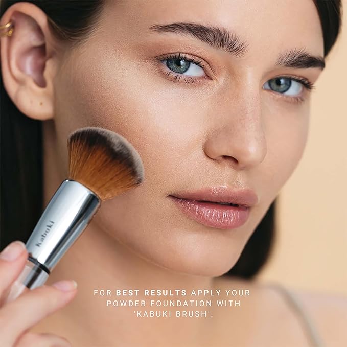 Mineral Powder Foundation - Longwear, Lightweight, Smooth Powder Formula - Blurring, Skin-Perfecting Finish - Vegan and Cruelty Free Formula - 025 Siv - 0.25 oz-VivaGrace Women