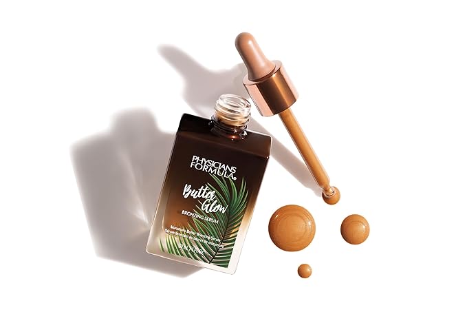 Physicians Formula Butter Glow Bronzing Serum, Innovative & Nourishing Skincare Bronzing Drops for Radiant, Natural Sunkissed Complexion - Sunkissed Glow-VivaGrace Women