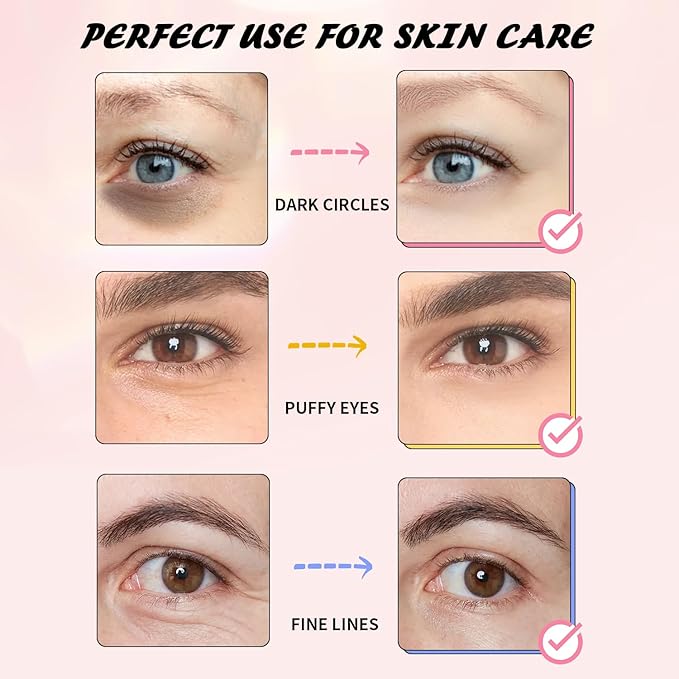 Eye Masks (36 Pairs) - Caffeine, Retinol, 24K Gold for Puffiness, Dark Circle, Wrinkles, Fine Lines - Firming Eye Gel Pads, Great for Holiday Gifts and Personal Use-VivaGrace Women