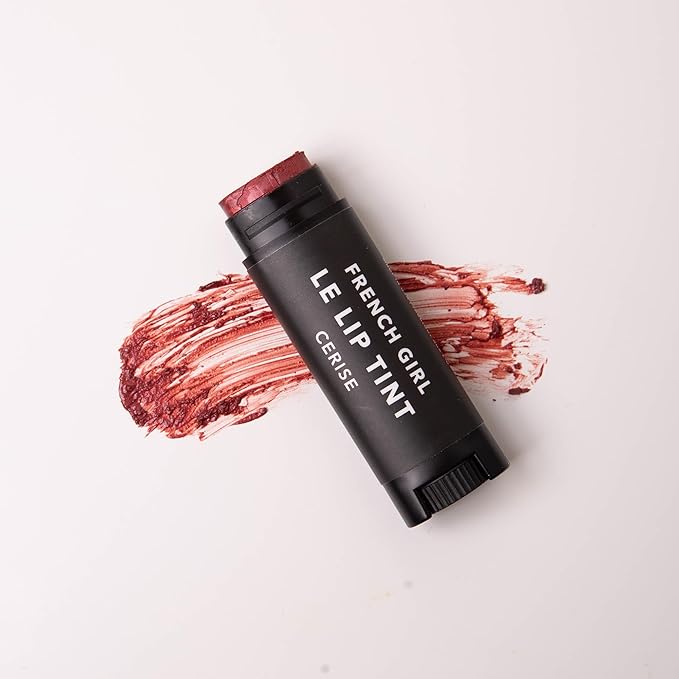 French Girl Le Lip Tint - Moisturizing & Hydrating Lip Balm for Sheer, Buildable Coverage & Shine, Clean Formula, Organic Ingredients, Vegan & Cruelty-Free-VivaGrace Women