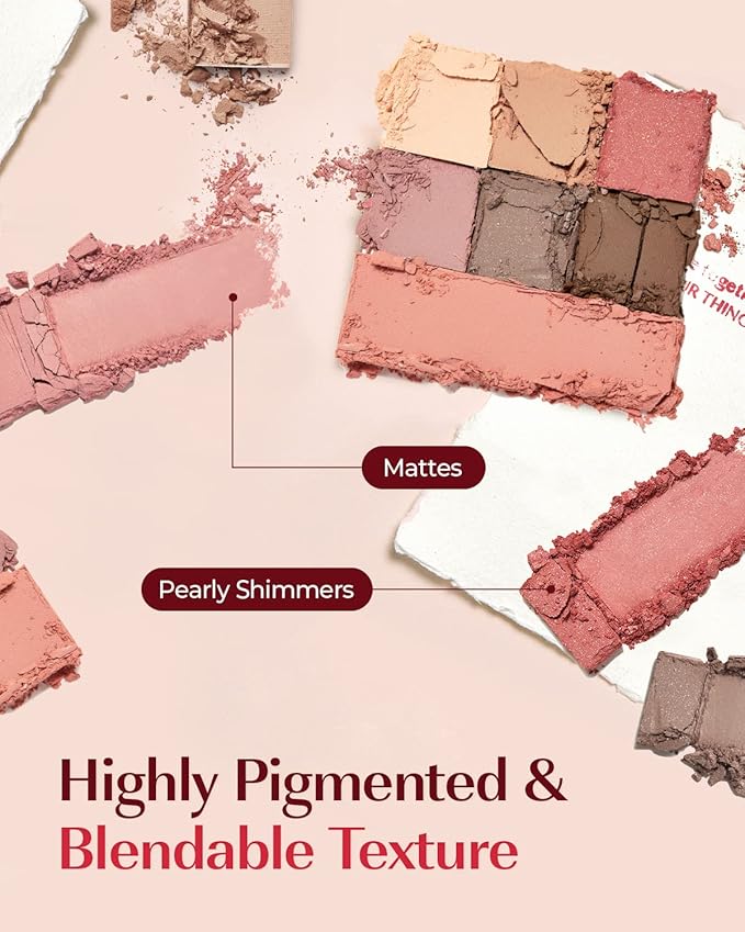 AMTS Off Sienna & Authentic Amber Eyeshadow Palettes Set, Valentine's gifts for teen girls, women | Matte Shimmer Metallic, Long Lasting-VivaGrace Women