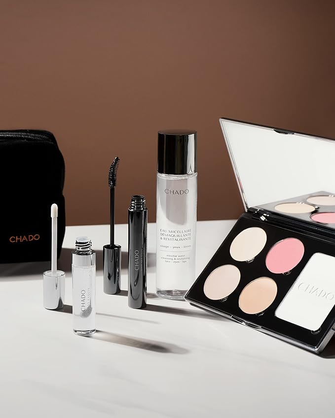 Monts & Merveilles Face Palette – Cream | Bronzer, Concealer, Contour, Blush, Setting Powder | Long Lasting | Face and Cheek Sculpting Palette | Refillable | Cruelty Free (Light to Medium Skin)-VivaGrace Women