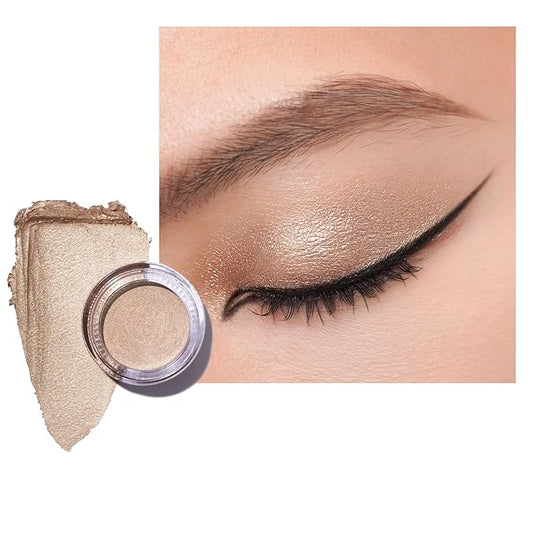 Oulac Shimmer Cream Eyeshadow also for Highlighter Blendable Eye Shadow Waterproof&Long Lasting with Moisturizing Formula Soft Shimmer Eye Make-up,Vegan & Cruelty-Free,6g 23-VivaGrace Women