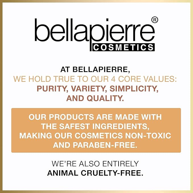 Bellapierre Satin Rose Face & Eye Book Palette | 25 Eyeshadow Shades with Blush, Bronzer, & Highlighter | Non-Toxic & Paraben Free | Vegan & Cruelty-Free-VivaGrace Women
