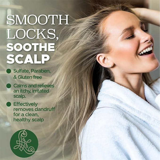 Luseta Tea Tree Mint Shampoo and Conditioner for Hair with Lavender, Tea Tree and Peppermint Oil Clarifying Shampoo and Conditioner, Sooth the scalp Fight Dandruff and Itchy for Women and Men-VivaGrace Women