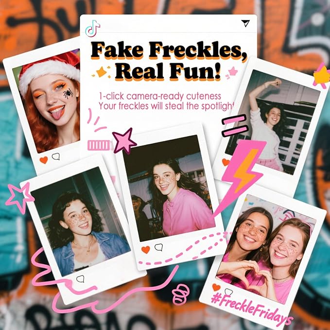 Faux Freckle Pen Waterproof – Faux Freckles Maker for Natural Sun-Kissed Look, Quick-Dry & Long-Lasting, Easy One-Press Application, Cute & Trendy Gift for Women & Girls - 02 Medium-VivaGrace Women