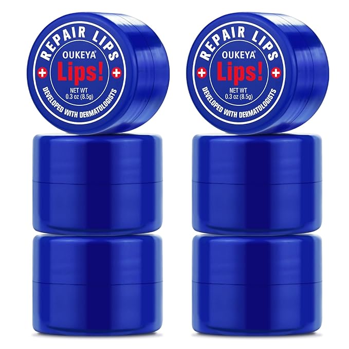 Lip Balm Treatment with Beeswax, Peppermint Oil,Natural Formula Lip Balm with Vitamin E & C Lips Daily Conditioning 24 hrs Long-lasting Moisture, Gentle Exfoliation Prevent Dryness & Chapping-VivaGrace Women