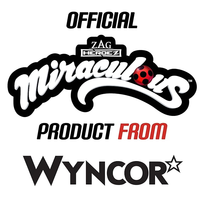 Miraculous Ladybug Kids Makeup Set - 10 Piece Bag with Nail Polish, Hair Chalk, Stickers & More - Safe, Non-Toxic Pretend Play Cosmetics - Rena Rouge Themed Makeup Kit for Children-VivaGrace Women