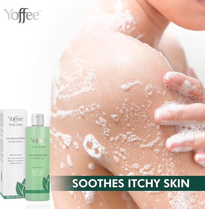 – Refreshing & Invigorating Shower Gel for Body and Feet, Prevents and Eliminates Bad Odors, Hydrates & Soothes Skin, with Tea Tree & Eucalyptus Oils, Paraben Free, 10.0 fl.oz.