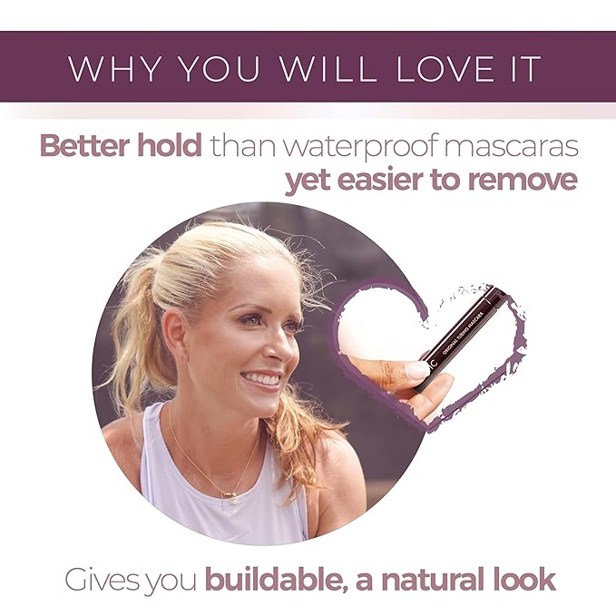 Blinc Original Tubing Mascara, Natural looking Lengthening, Ultra-Longwearing Washable, Vegan, Gluten-Free and Cruelty-Free, Black, 9mL / 0.30 Fl. OZ-VivaGrace Women