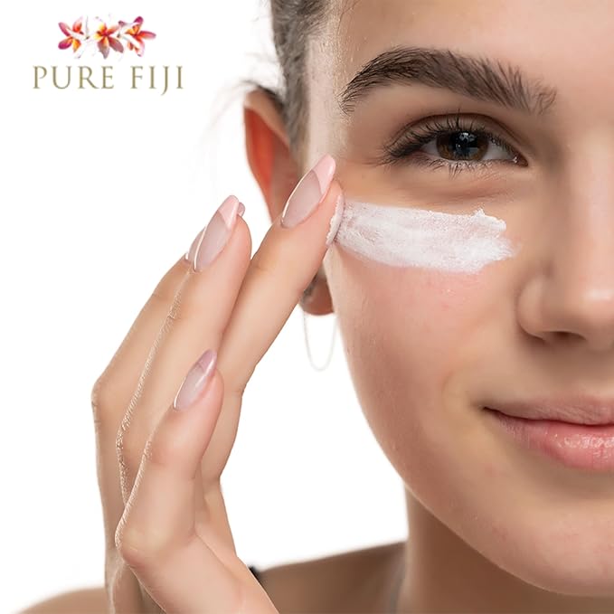 PURE FIJI Eye Cream Vitamin C Brightening Eye Cream, Under Eye Cream for Wrinkles and Bags, Under Eye Cream For Dark Circles, Smoothing & Anti-Aging Skincare (0.5oz/15ml)-VivaGrace Women